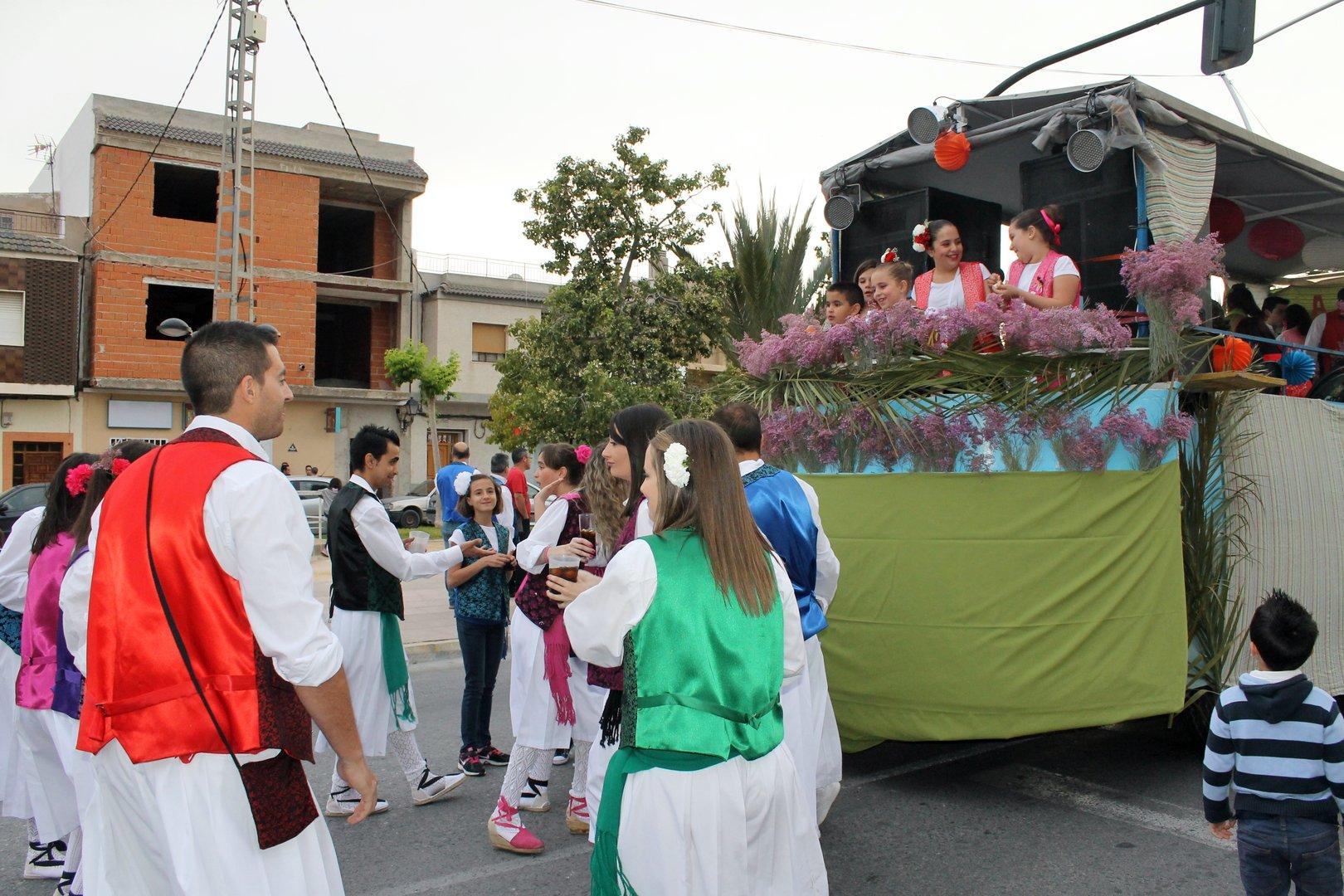 Las Carrozas en Las Fiestas de San Isidro 2014 de Fortuna