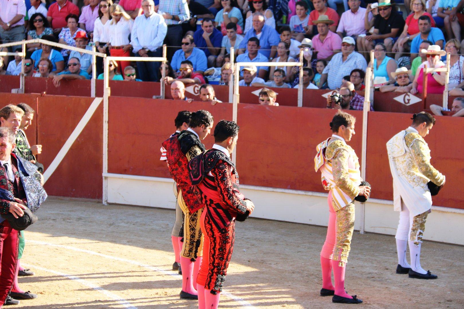 Toros en Lorqui con Joao Maria Branco, Juan Belda y Miguel Angel Moreno