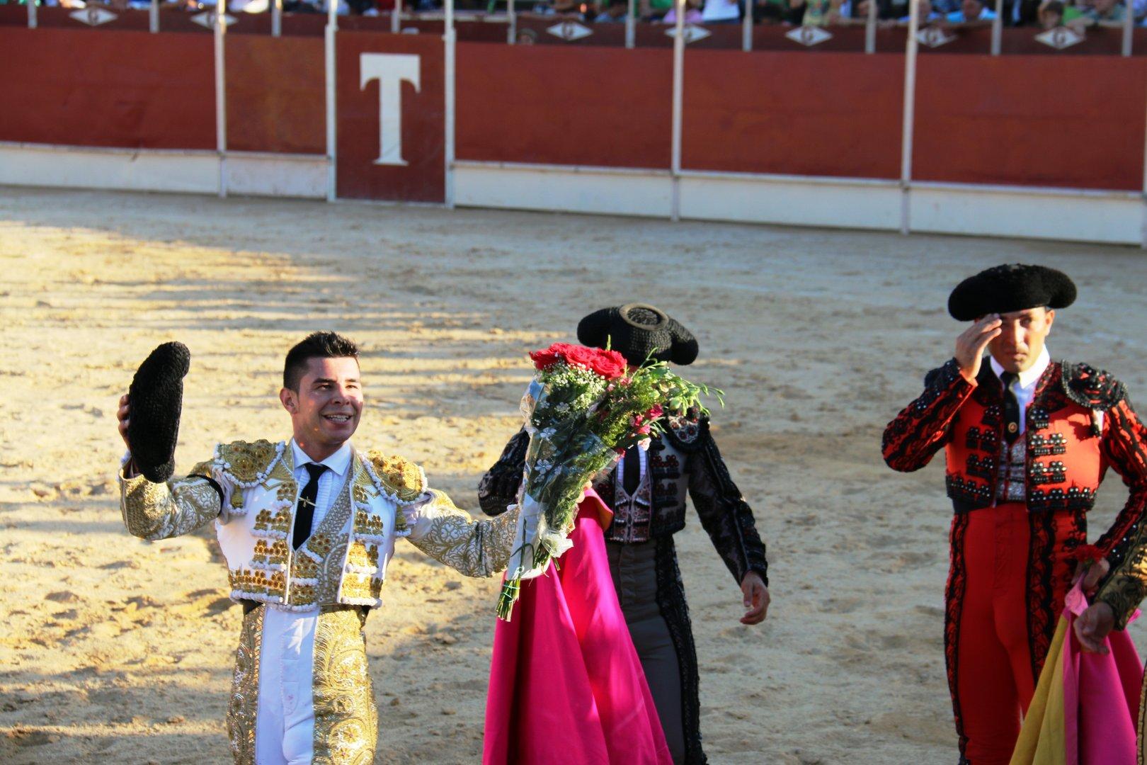Toros en Lorqui con Joao Maria Branco, Juan Belda y Miguel Angel Moreno