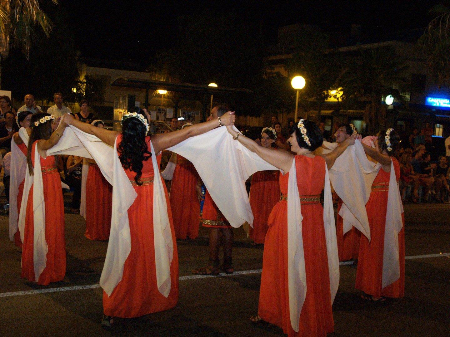 Desfile  de Sodales Ibero-romanos en Fortuna