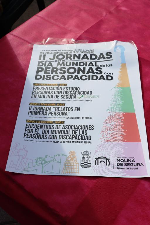 II Jornadas por el Día Mundial de las Personas Discapacitadas en Molina de Segura 2022