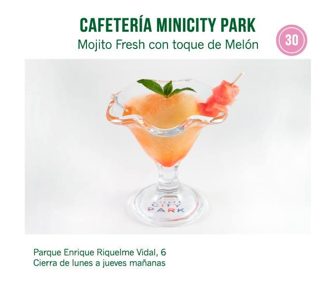 cóctel Cafetería Minicity Park para molina tapas 2018