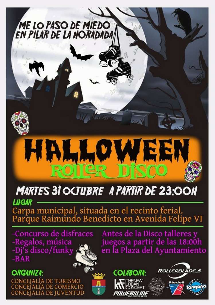 Halloween Roller Disco en Pilar de la Horadada