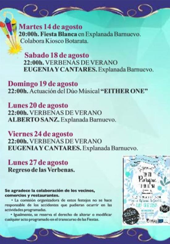 Programa Fiestas Santiago de la Ribera 2018-8