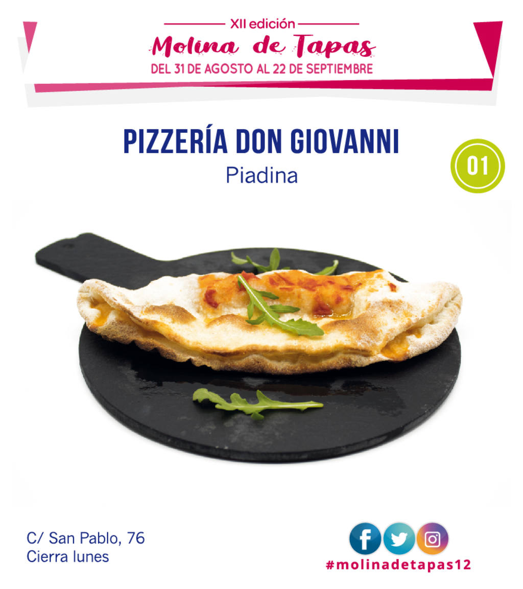 Pizzería Don Giovanni para molina tapas 2019
