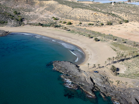 Playa de Percheles de Mazarrón
