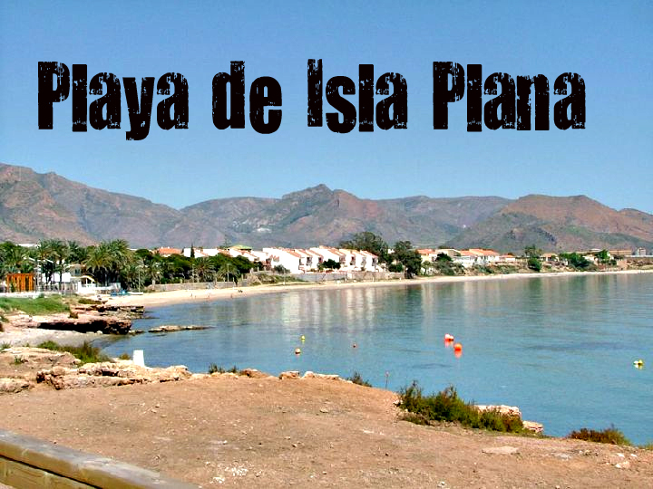 Playa Isla Plana en Cartagena