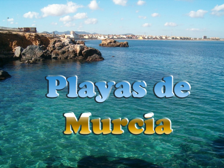 Playas en la Región de Murcia
